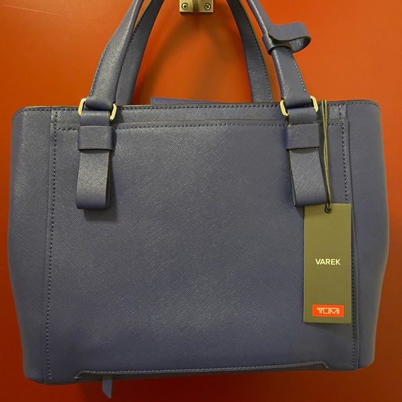 TUMI VAREK Handbag. Brand new with tags (never used). Royal blue. durable! - Picture 2 of 8